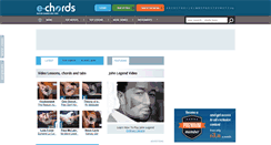 Desktop Screenshot of e-chords.com